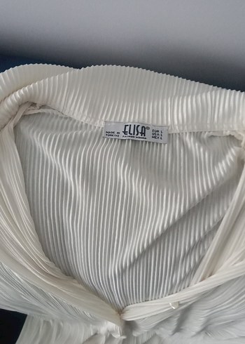 Kadın açık sariPliseli Uzun Kumaş Pantolon - Görsel 4