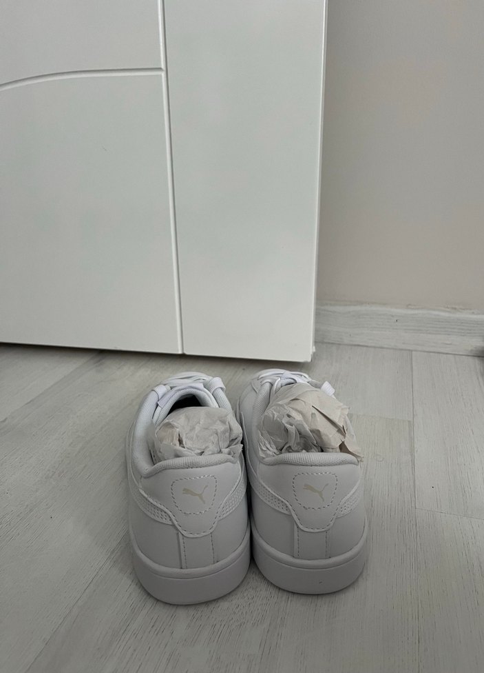 Beyaz Puma Kadın Spor Ayakkabı - Görsel 5