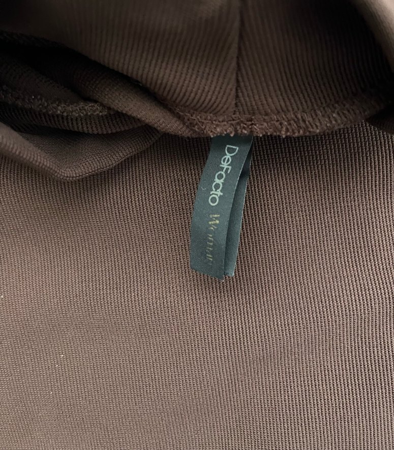 Kahverengi Yarım Balıkçı Yaka Kadın Kazak - Görsel 4