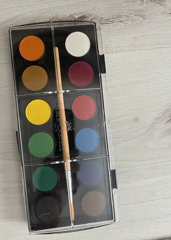 Faber Castell Çok Renkli Sulu Boya Seti ve Fırça - Görsel 4
