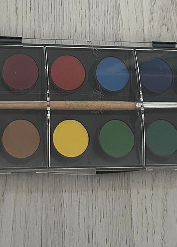 Faber Castell Çok Renkli Sulu Boya Seti ve Fırça - Görsel 3