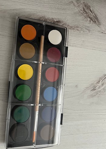 Faber Castell Çok Renkli Sulu Boya Seti ve Fırça - Görsel 5