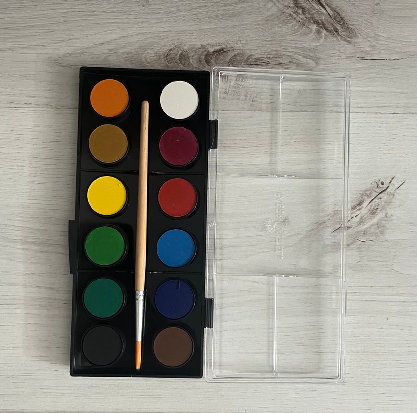 Faber Castell Çok Renkli Sulu Boya Seti ve Fırça - Görsel 2