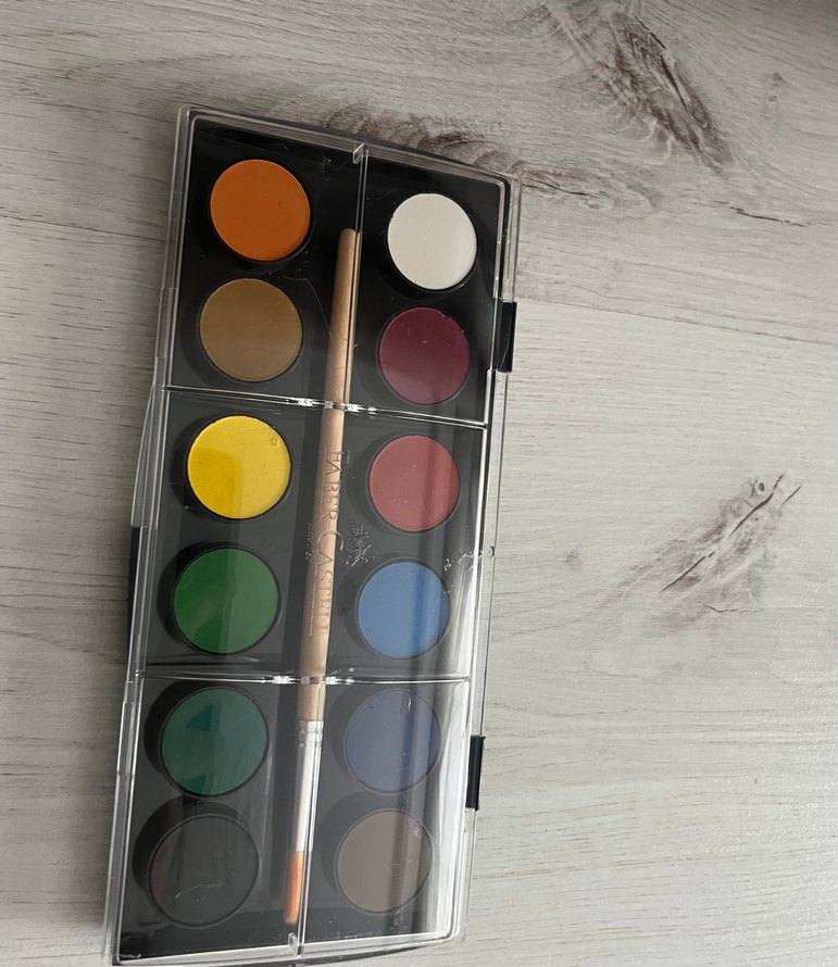 Faber Castell Çok Renkli Sulu Boya Seti ve Fırça - Görsel 5