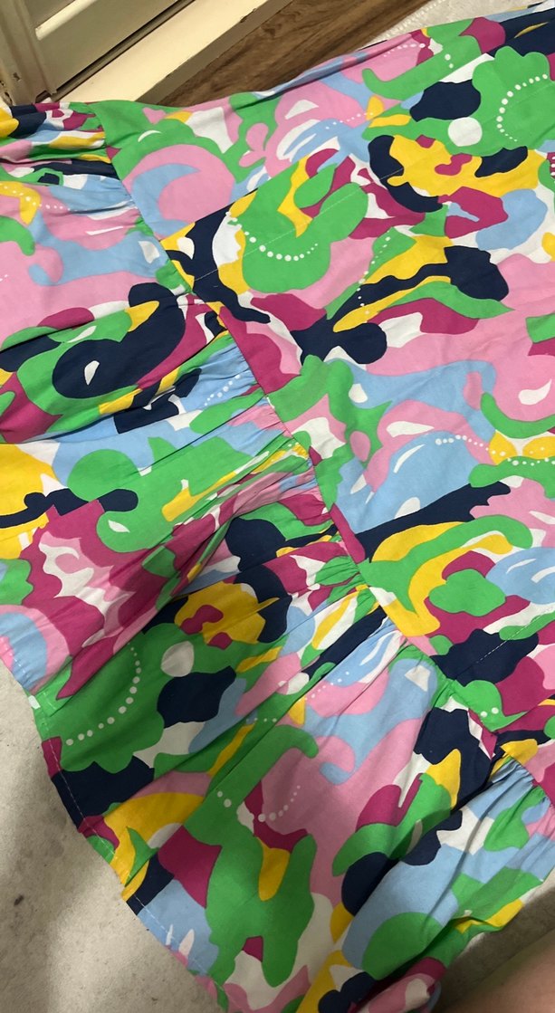 Renkli Desenli elbise - Görsel 2