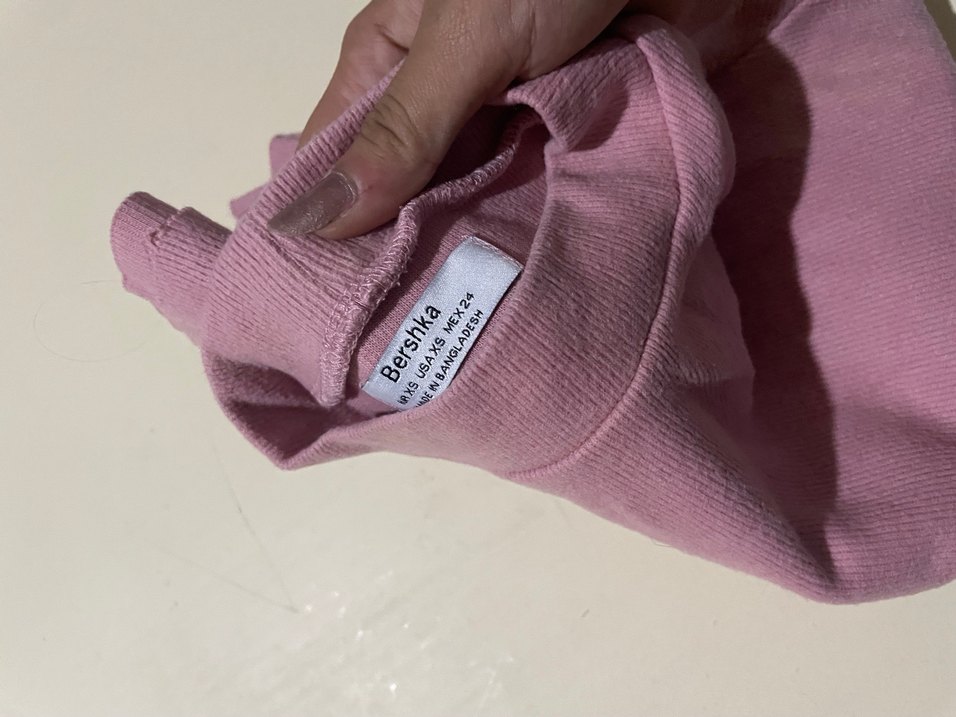 bershka pembe kısa üst - Görsel 3