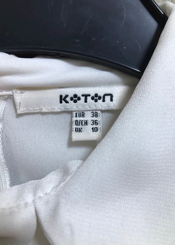 Düğmeli Beyaz Kadın Gömlek - Görsel 2