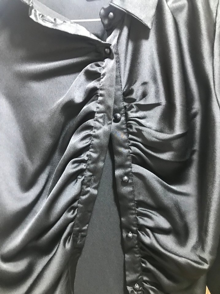 Siyah Kadın Gömlek - Görsel 2