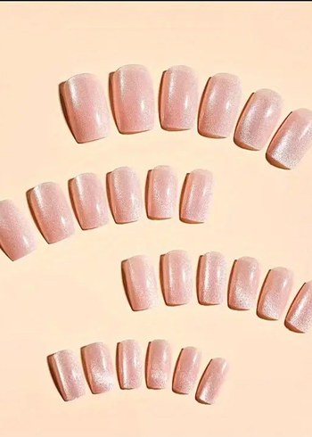 Parlak Pembe takma tırnak - Görsel 2