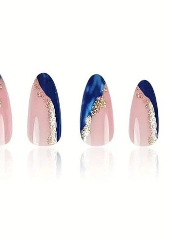 Parlak Mavi Tırnak Süslemeleri - Görsel 3