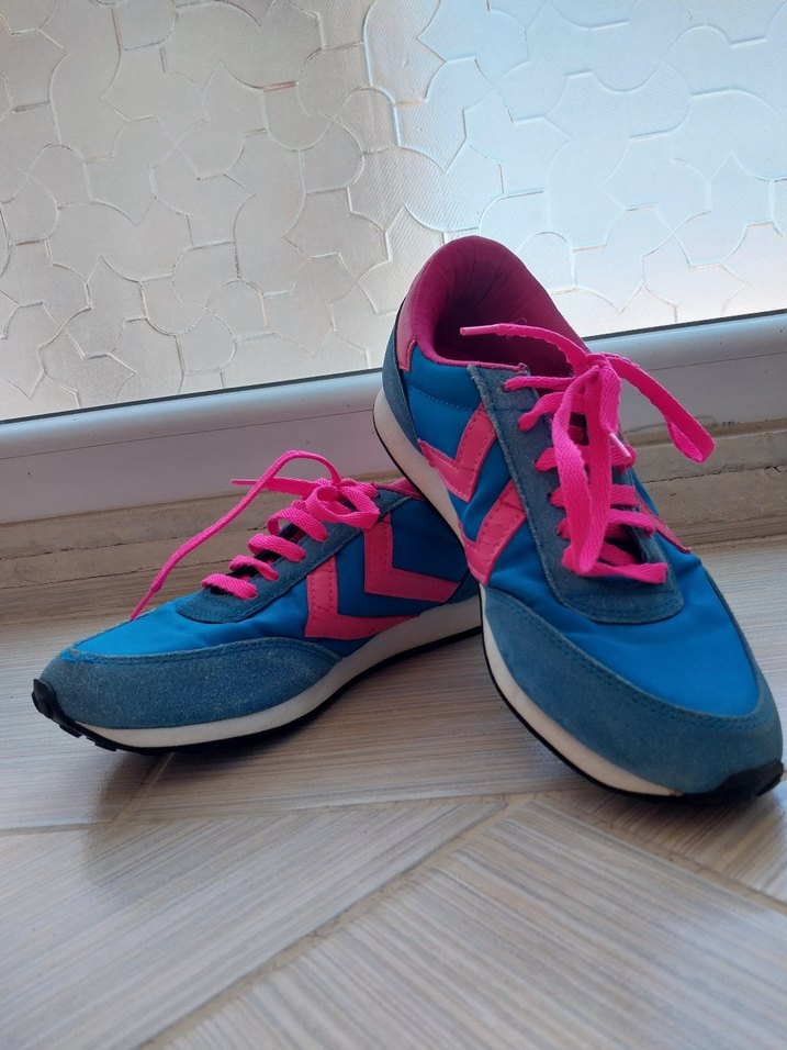 Hummel Renkli Bağcıklı Kadın Spor Ayakkabı - Görsel 2