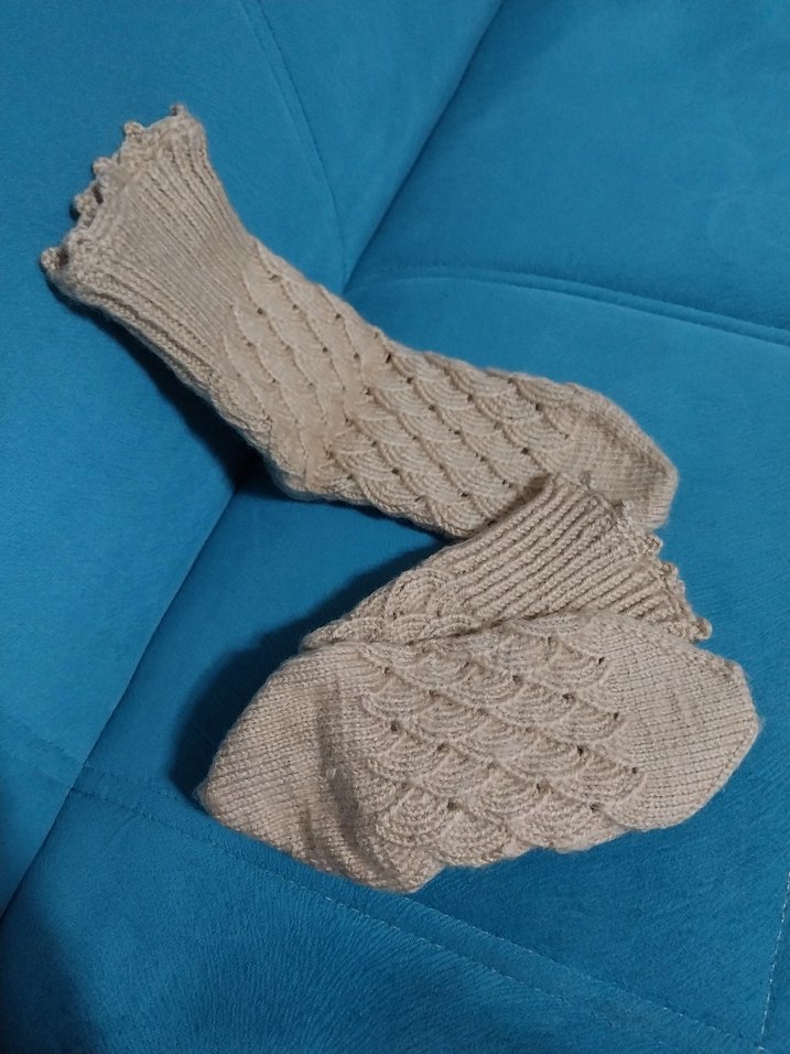 Bej boğazlı kadın patik çorap - Görsel 2