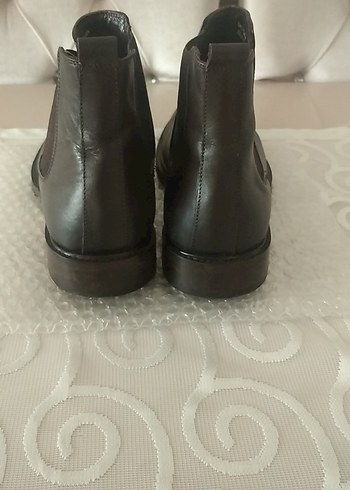 Kahverengi Deri Erkek Bot - Görsel 4