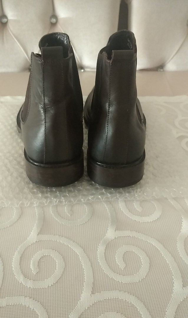 Kahverengi Deri Erkek Bot - Görsel 4