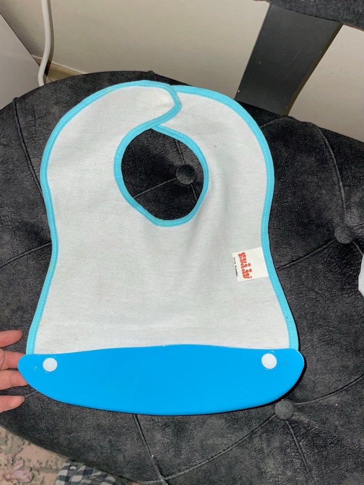 Hazneli bebek mama önlüğü - Görsel 2