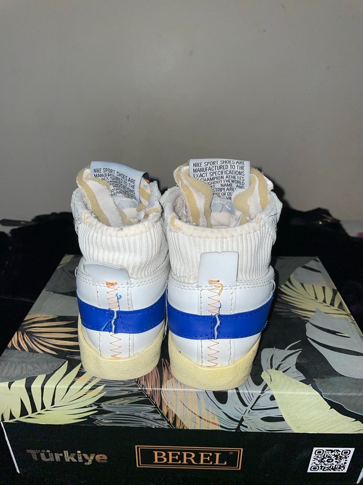 Beyaz Mavi Kadın Spor Ayakkabı nike - Görsel 3