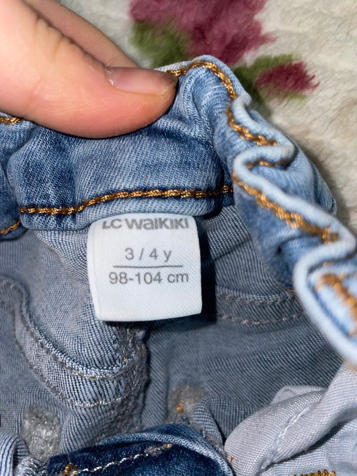 Erkek Çocuk Mavi Denim Pantolon - Görsel 3