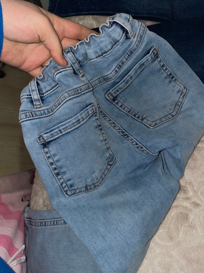 Erkek Çocuk Mavi Denim Pantolon - Görsel 2