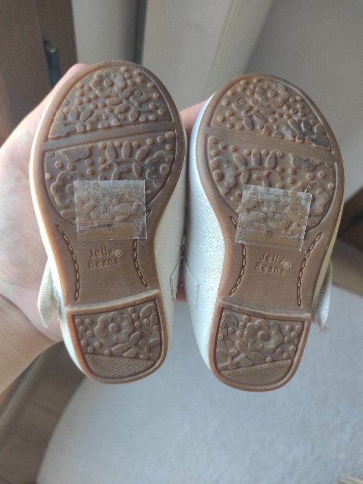 Kız Çocuk Beyaz Bantlı Babet Ayakkabı - Görsel 2