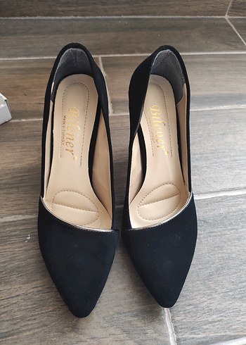 Siyah Modern Klasik Stiletto Kadın Ayakkabı - Görsel 2