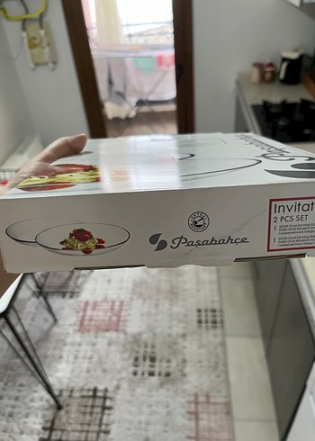 Pasabahce 2 Parça cam servis tabağı - Görsel 2