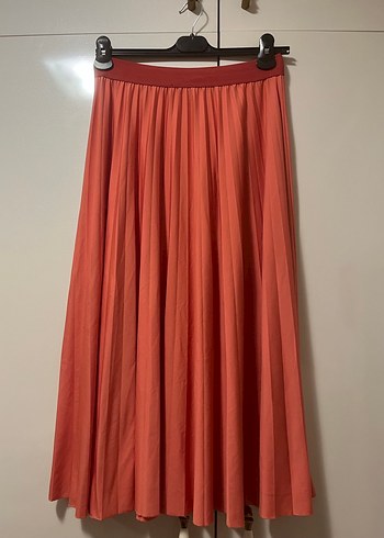 Kadın yavru ağzı  Piliseli Uzun Etek - Görsel 2