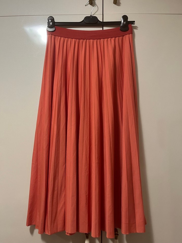 Kadın yavru ağzı  Piliseli Uzun Etek - Görsel 2