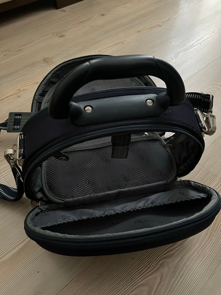 Seyahat boy lacivert Fermuarlı Kadın Makyaj Çantası - Görsel 2