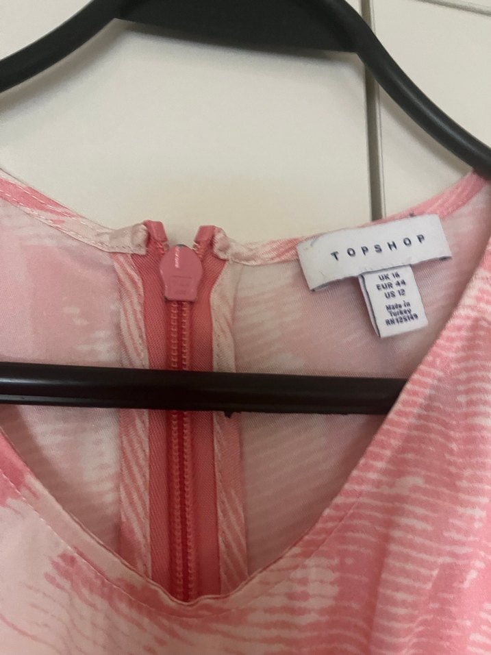 Topshop Pembe Drape Detaylı Bluz - Görsel 2