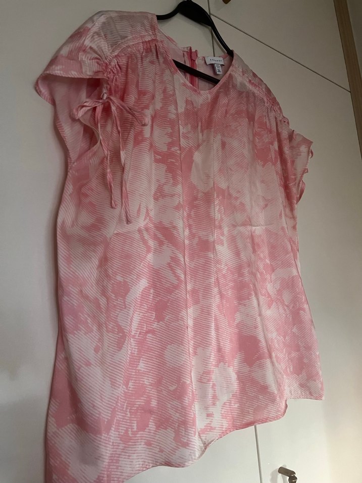 Topshop Pembe Drape Detaylı Bluz - Görsel 3