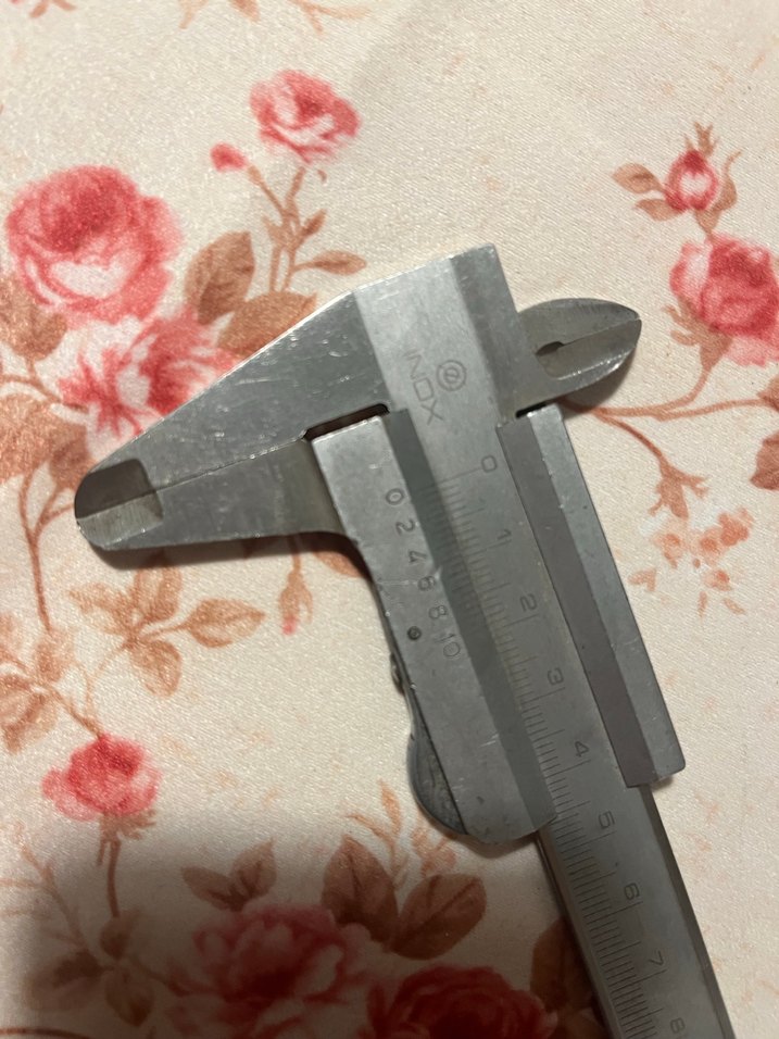 İnox marka vintage Kumpas Ölçüm Aleti - Görsel 2