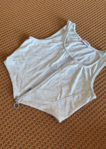 2 ADET M beden Gri Kadın Atlet - Görsel 6