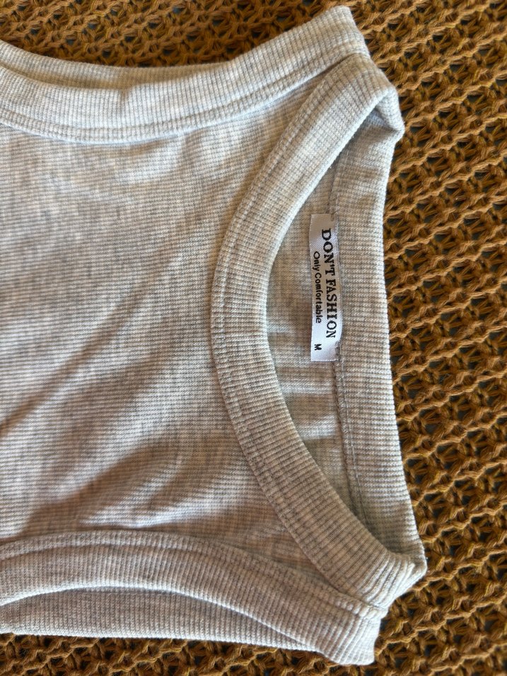 2 ADET M beden Gri Kadın Atlet - Görsel 3