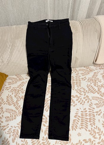 Siyah Midi Boy Kadın Jean - Görsel 2