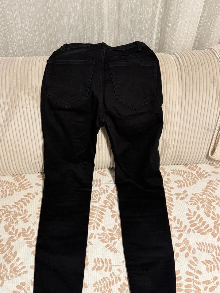 Siyah Midi Boy Kadın Jean - Görsel 4