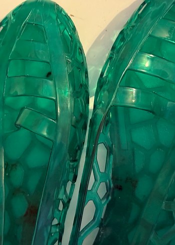 Erkek Transparan Yeşil Yılan Desenli Su Ayakkabısı - Görsel 4