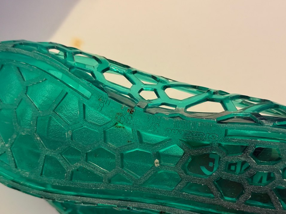 Erkek Transparan Yeşil Yılan Desenli Su Ayakkabısı - Görsel 5