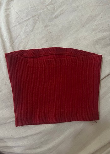 Kırmızı Crop S beden - Görsel 2