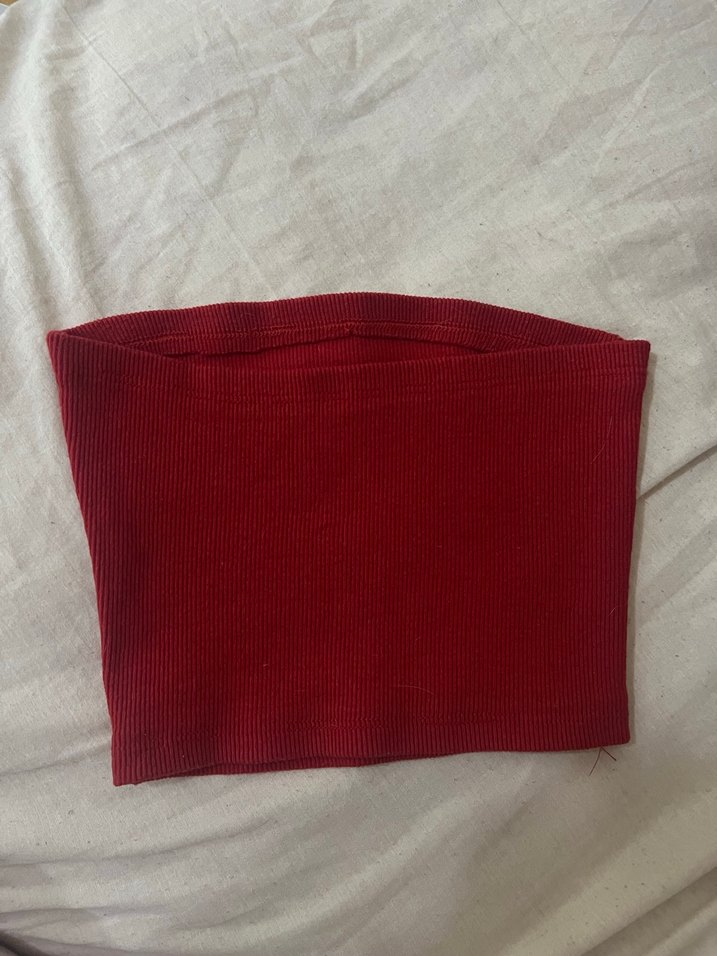 Kırmızı Crop S beden - Görsel 2