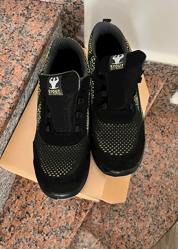 Stout İş Ayakkabısı 43Kompozit Burunlu DD52 Fuerza Anarillo S1P - Görsel 2