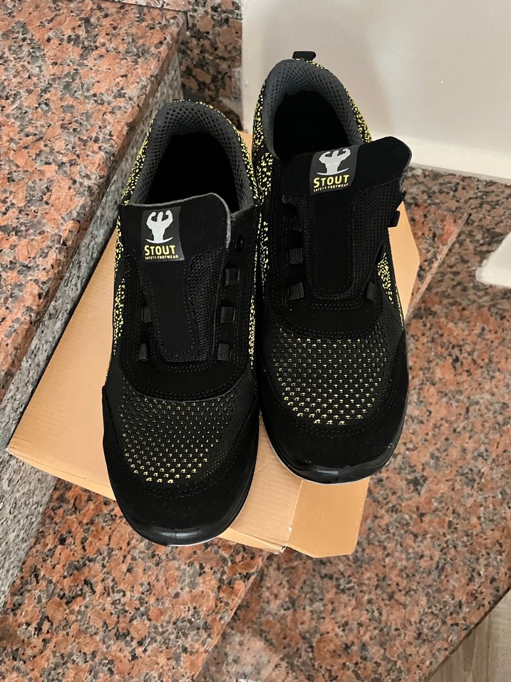 Stout İş Ayakkabısı 43Kompozit Burunlu DD52 Fuerza Anarillo S1P - Görsel 2