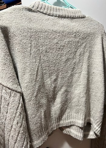 Pull and Bear marka Hırka Kazak L beden - Görsel 6