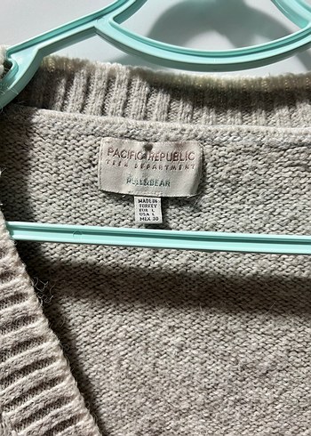 Pull and Bear marka Hırka Kazak L beden - Görsel 4