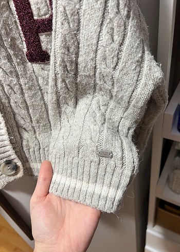 Pull and Bear marka Hırka Kazak L beden - Görsel 5