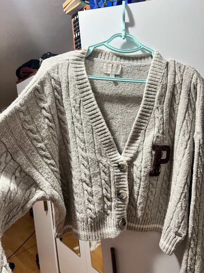 Pull and Bear marka Hırka Kazak L beden - Görsel 2