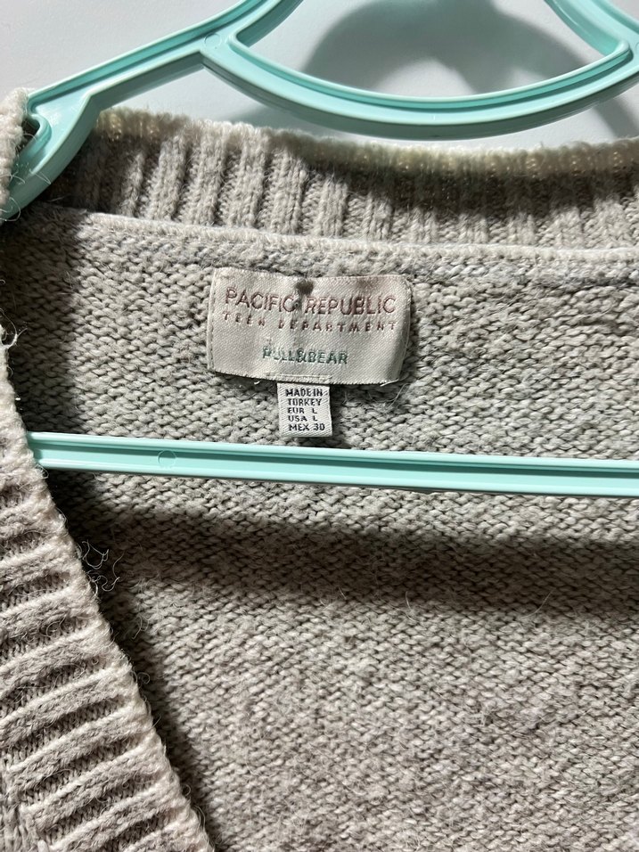 Pull and Bear marka Hırka Kazak L beden - Görsel 4