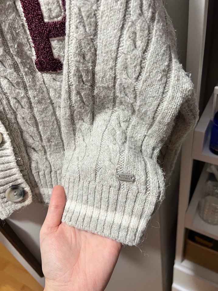 Pull and Bear marka Hırka Kazak L beden - Görsel 5