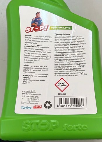 STOP! Forte Derz Temizleyici 750 ml - Görsel 2