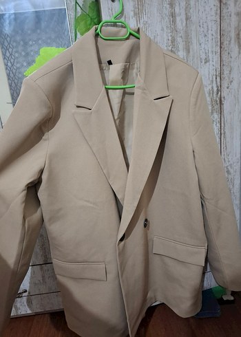 Bej Blazer ceket - Görsel 5
