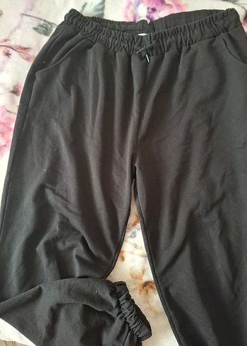 Siyah Kadın Rahat Kesim Eşofman Altı - Görsel 2